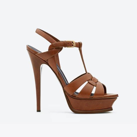 YSL TRIBUTE PLATFORM SANDALS - Picture 1 of 6